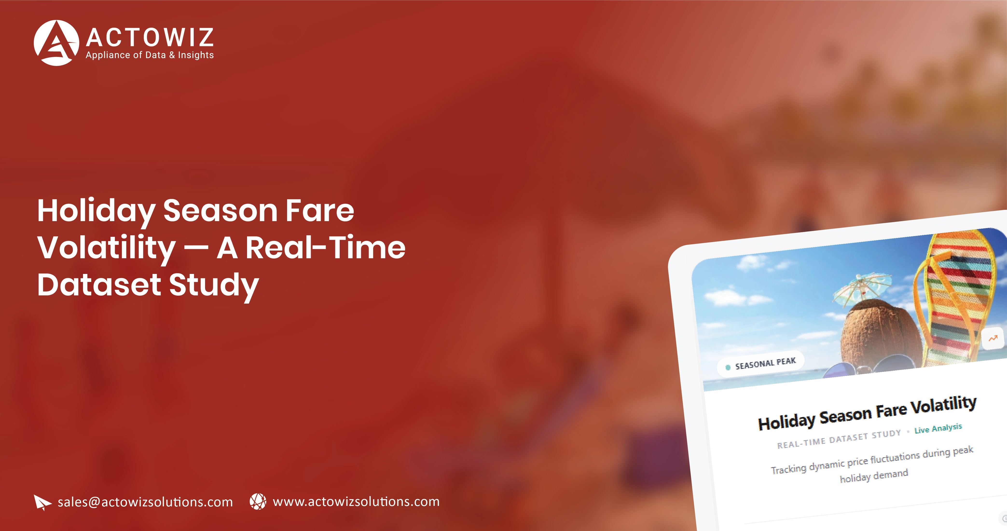 Holiday Season Fare Volatility — A Real-Time Dataset Study